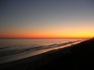 Sunset on Topsail Beach