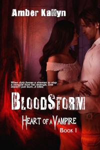 Book cover for Bloodstorm by Amber Kallyn